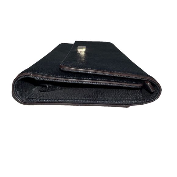 Kate Spade Leather Black Large Wallet $165 - Picture 5 of 9